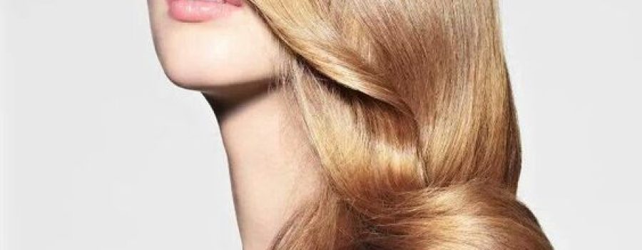 hair blond woman beautiful and bright hair