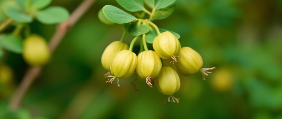 Bockshornkleebaum grün natürlich im Wald